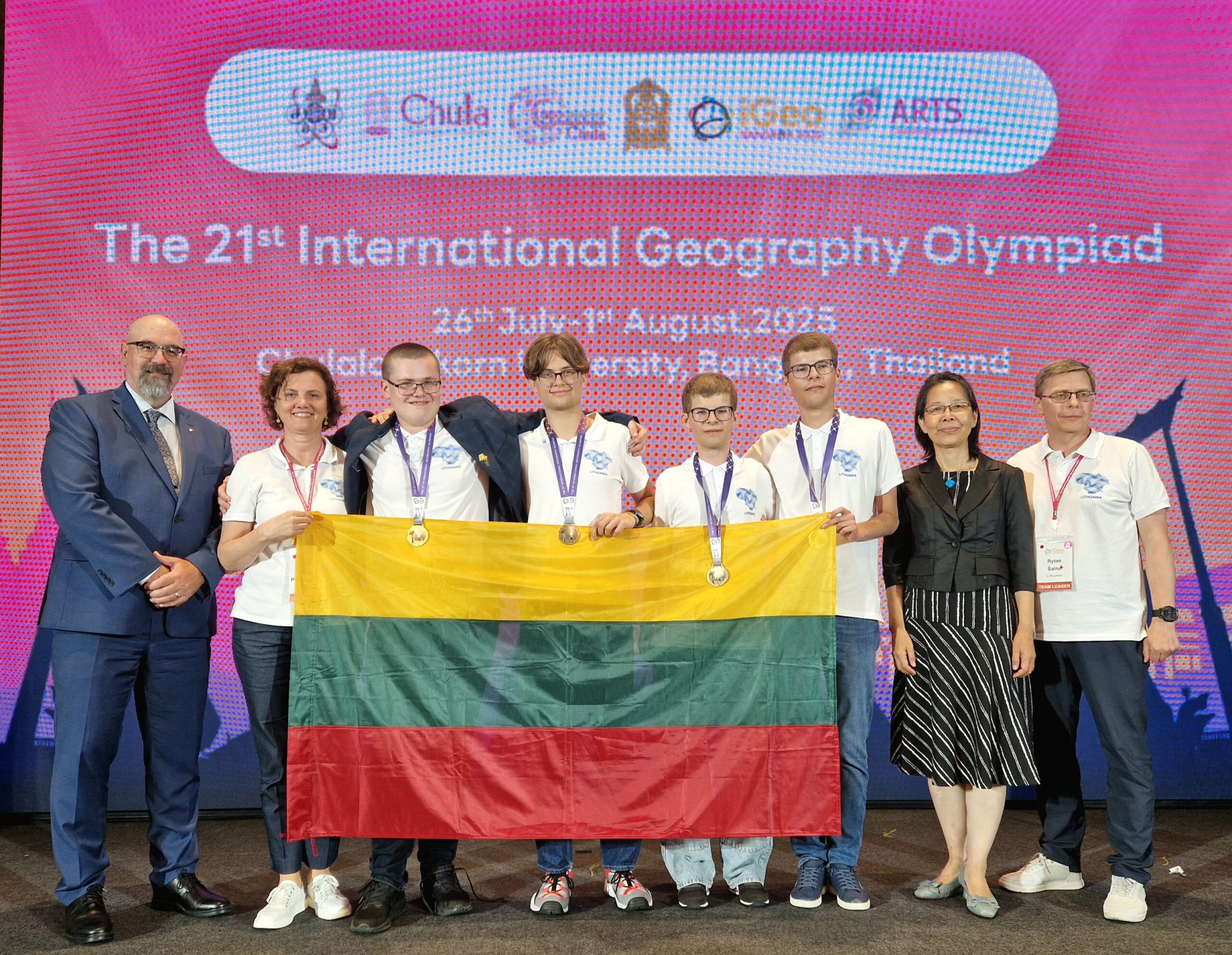 Lietuva – pasaulio geografijos olimpiados čempionė: iškovoti keturi aukso medaliai