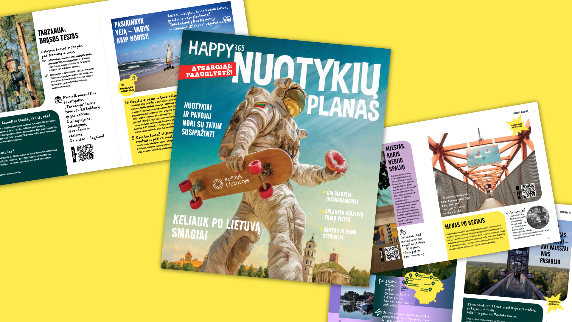 100 nuotykių vienoje vietoje – sukurtas specialus leidinys paaugliams