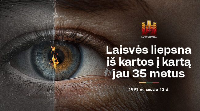 „Laisvės liepsna iš kartos į kartą“: kvietimas minėti Sausio 13-osios – Laisvės gynėjų dienos 35-metį
