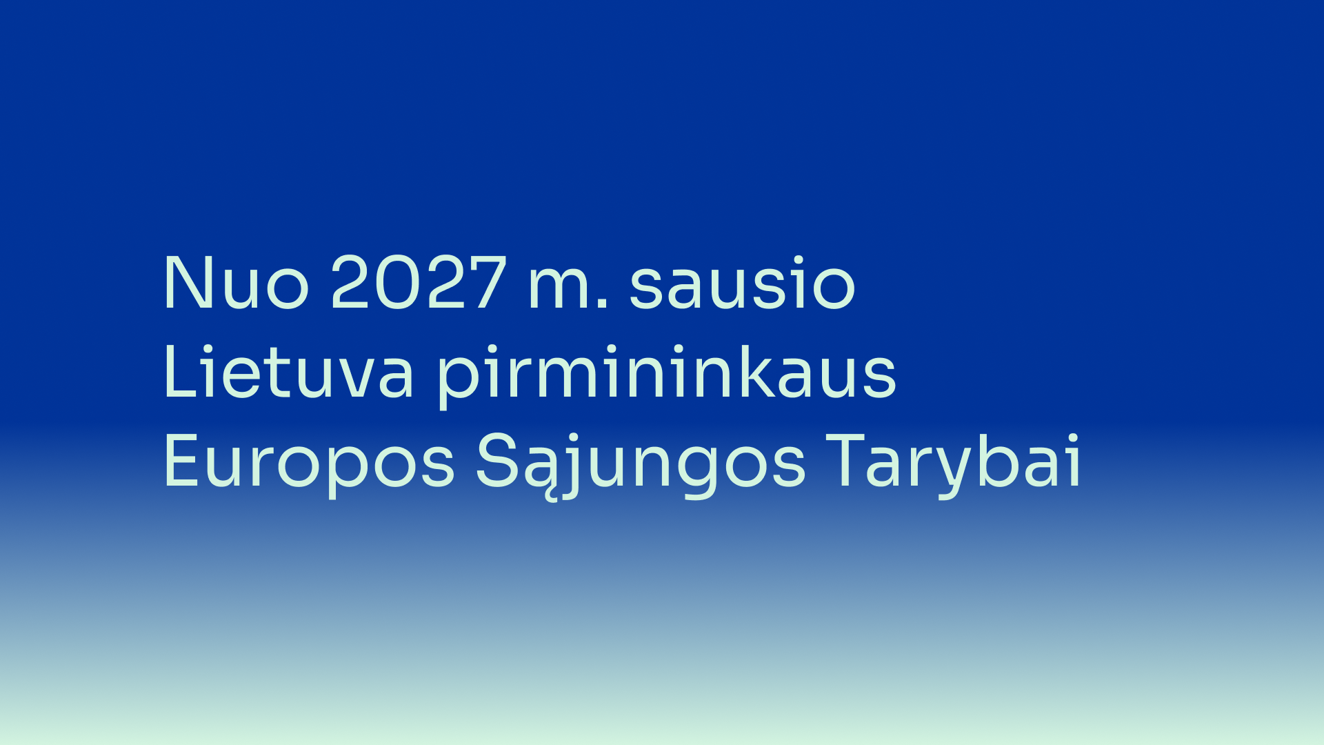 K. Budrys: likus 100 dienų iki Lietuvos pirmininkavimo ES Tarybai – esame pasirengę