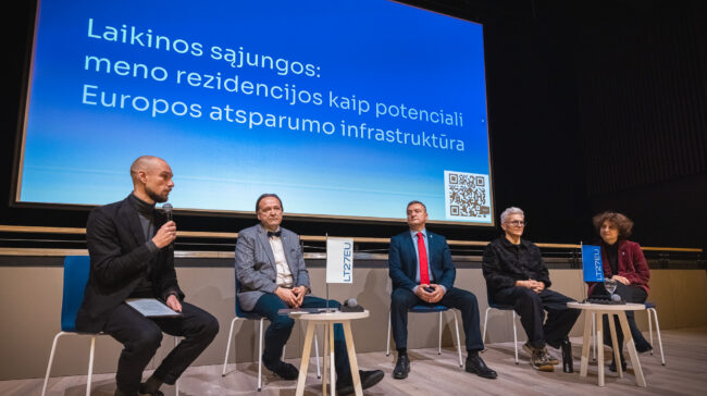 Nuo kūrybinių mainų iki Europos atsparumo stiprinimo: ar keičiasi meno rezidencijų vaidmuo geopolitinių iššūkių akivaizdoje?